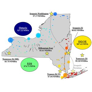 New York energy and transmission congestion patterns in 2022