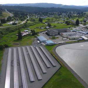 The Blue Lake Rancheria microgrid in Humboldt County supports an area prone to power outages.