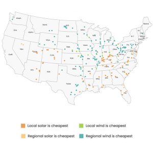 The Energy Innovation study found that installing new renewable energy would be cheaper than keeping more than 200 coal plants in operation cross the country.