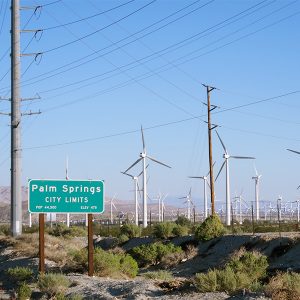 Wind farm near Palm Springs, Calif.