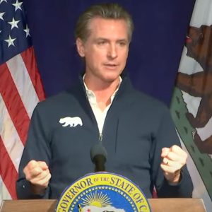 Gov. Gavin Newsom presented his budget plan Tuesday via YouTube.