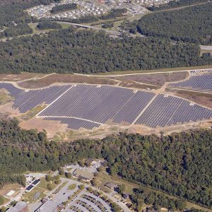 The Camp Lejeune solar project in Camp Lejeune, N.C.