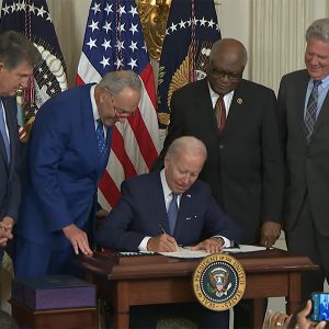 President Biden signs the Inflation Reduction Act into law in August