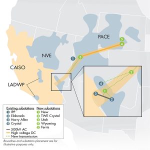 Adding Transwest Express as a transmission owner would expand CAISO's balancing authority area hundreds of miles across the West.