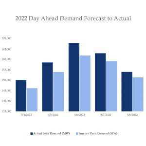 WECC found that day-ahead demand forecasts in the Western Interconnection consistently fell short of actual demand throughout this summer's heat wave.