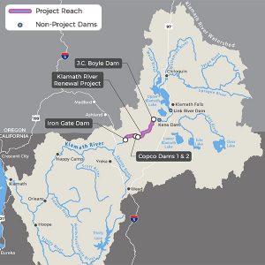 The Lower Klamath Project consists of four dams slated for removal.