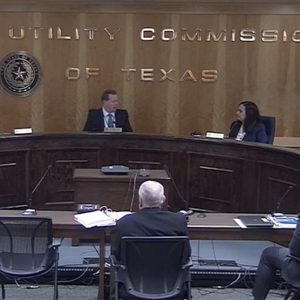 The PUC's commissioners debate the proposed ERCOT market designs.