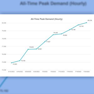 ERCOT's peak demands during the summer months