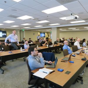 Attendees of NAGF's 2022 Compliance Conference, held at NERC headquarters in Atlanta.