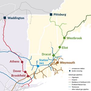 Natural gas projects in New England