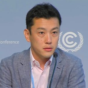 Takeshi Kuramochi, a senior climate policy researcher at NewClimate Institute, shares insights Monday in Bonn, Germany, on the new Net Zero Stocktake 2022 report.