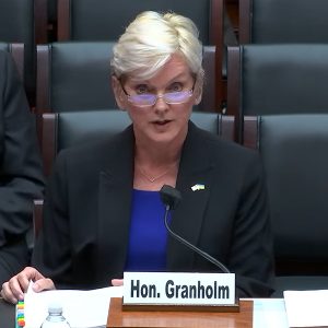 Energy Secretary Jennifer Granholm