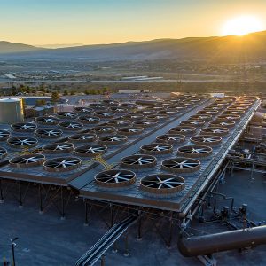 Ormat geothermal plant in eastern Nevada.