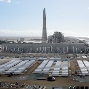 PG&E's 182.5-MW Elkhorn Battery project was built next to Vistra's 400-MW Moss Landing battery system on Monterey Bay in California.