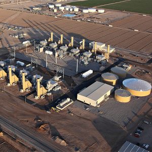 The 575 MW gas-fired Coolidge Generating Station is located on Arizona's Pinal County.