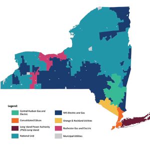 New York State electric service territories