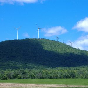 The Mars Hill Wind Farm in Northern Maine.