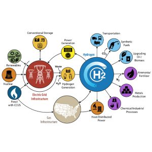 The DOE's vision for hydrogen hubs is aimed at developing hydrogen...s potential to meet existing and emerging market demands across multiple sectors.