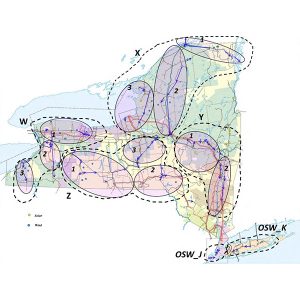 The PSC's Phase 2 Order cited this NYISO graph depicting renewable generation pockets in the New York Control Area.