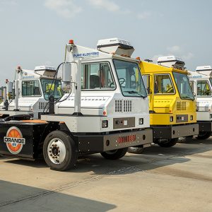 An Orange EV executive said the around-the-clock charging characteristics of terminal tractors can put localized stress on the grid.