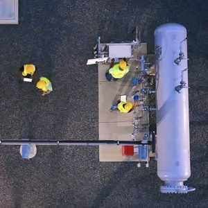 New Jersey Natural Gas began operating its Howell Green Hydrogen project on Oct. 12, using a 175-kilowatt electrolyzer powered by a solar array to produce ...green... hydrogen gas from water.  The company injects the gas, about 65 kilograms per day, into its gas lines.  NJNG intends to use power from offshore wind turbines to produce massive amounts of hydrogen and has been replacing old gas mains with new lines capable of handling the gas mixture.