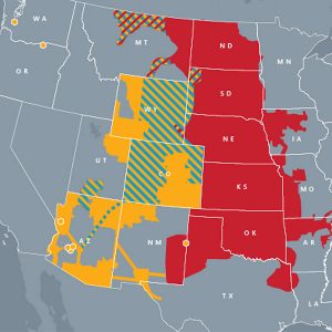 SPP's current western footprint.