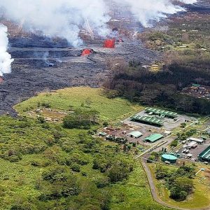 Puna Geothermal Venture was restarted late last year after being shut down in 2018 after lava flows damaged part of the plant.