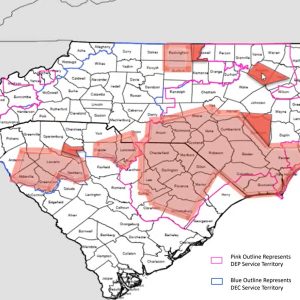 Duke Energy says major areas in both North and South Carolina are "capacity constrained" and may not be able to interconnect significant amounts of new renewable energy without millions of dollars of system upgrades.