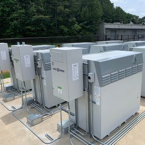 Flow batteries are a long-term storage option.