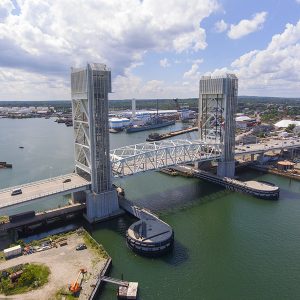 Enbridge says there is no environmental or health risk from asbestos or arsenic contamination at its Weymouth Compressor Station site along the Fore River in Massachusetts, pictured above, based on its outside consultant's assessment.