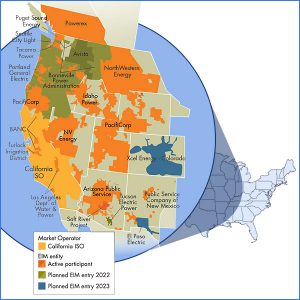 The WEIM map used to include Xcel Energy's Colorado footprint