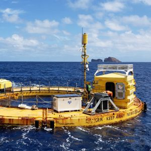 The U.S. Navy is providing the Hawaii Natural Energy Institute $6 million to research development of offshore applications for wave energy technology using the country's only grid-connected wave energy converter.