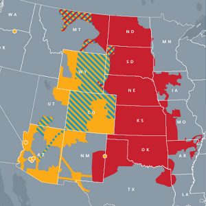 SPP's Western Interconnection footprints