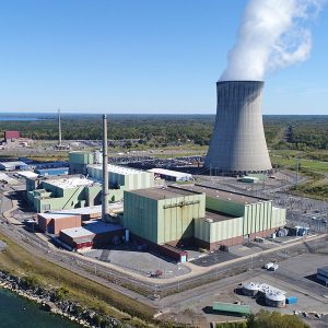 The Nine Mile Point nuclear station is shown in New York.