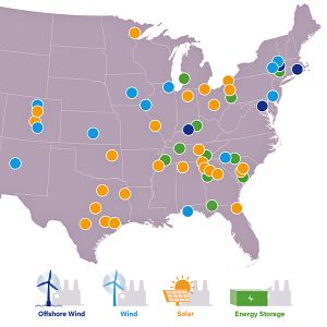 Clean energy manufacturing facilities announced in the past year.