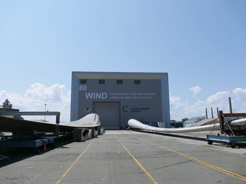 The Wind Technology Testing Center in Charlestown, Mass.