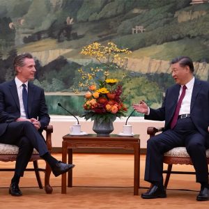 California Gov. Gavin Newsom met with Chinese President Xi Jinping in Beijing on Oct. 25 to discuss climate action, economic development, human rights and other issues.