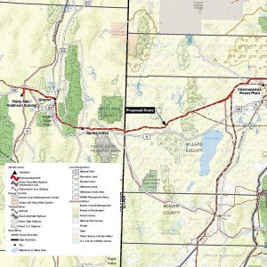 The proposed Cross-Tie transmission line would run 214 miles from Clover substation in Utah to Robinson Summit substation in Nevada.