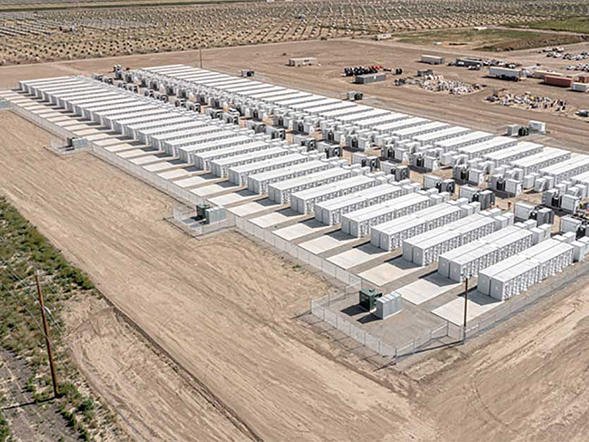 RWE battery storage facility in Fresno County, Calif.