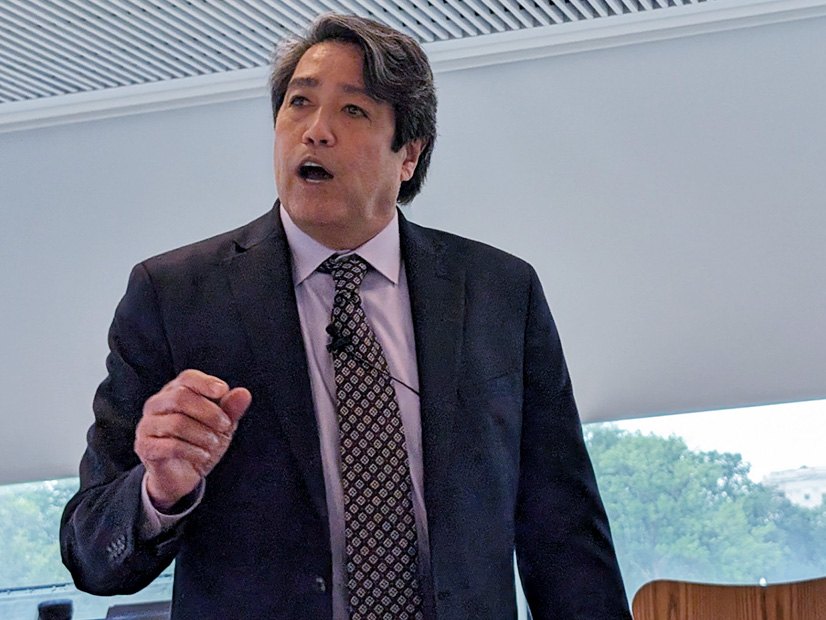 Gene Rodrigues, DOE assistant secretary for the Office of Electricity, delivered a rousing keynote at the ASE Policy Forum May 8.