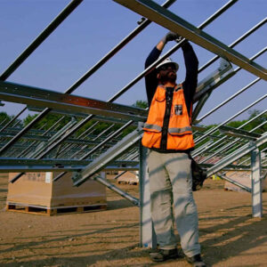 Construction of a Michigan solar farm for Consumers Energy