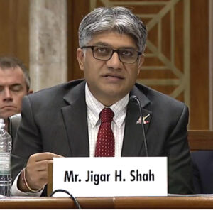Jigar Shah, director, Loan Programs Office at DOE, at the Senate Energy and Natural Resources Committee in October 2023