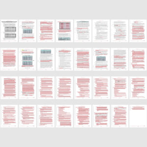 NOGRR245 went through many red-lined versions.