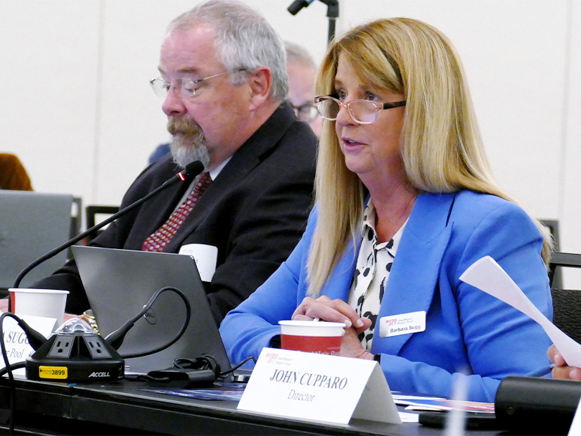 SPP CEO Barbara Sugg addresses her Board of Directors during its August meeting.