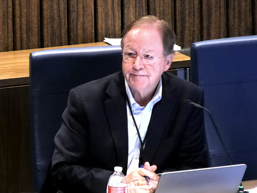 Vice-chair Bill Flores presides over ERCOT's August Board of Directors meeting. 