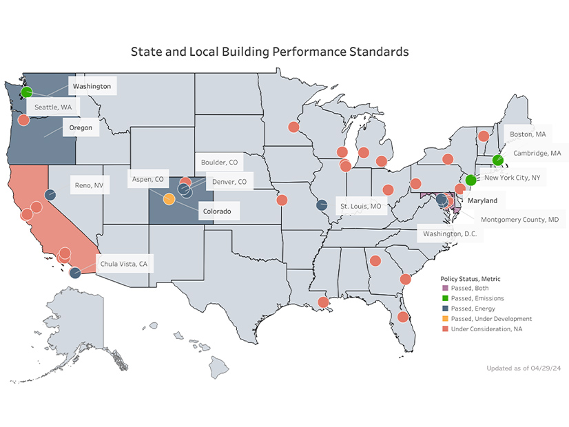 Building performance standards have yet to be widely adopted or implemented across the country but could get a boost from the $240 million in IRA funding that DOE announced Aug. 27. 