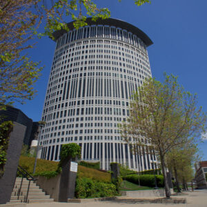 The Carl B. Stokes U.S. Courthouse in Cleveland could be one of the federal facilities powered by clean energy from the GSA procurement. 