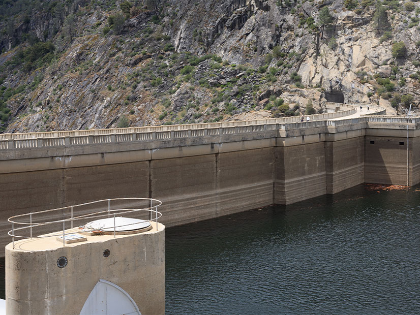 Hetch Hetchy Dam in Yosemite National Park.