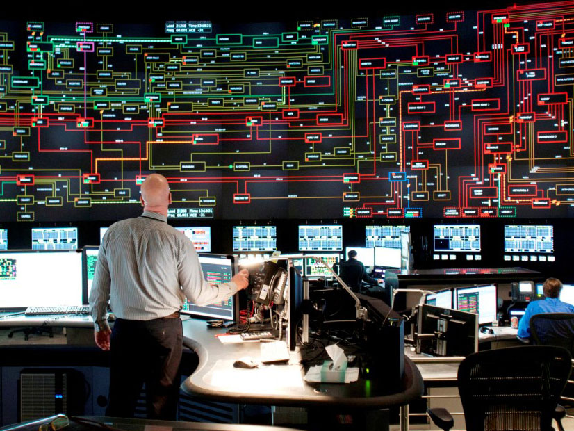 NYISO control room in Rensselaer, N.Y.