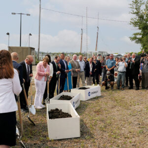 Ceremonial groundbreaking in Salem